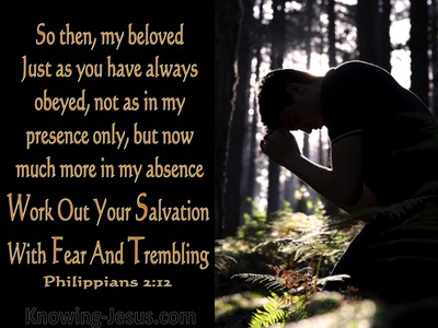 Philippians 2:12 Word Out Your Salvation (black)